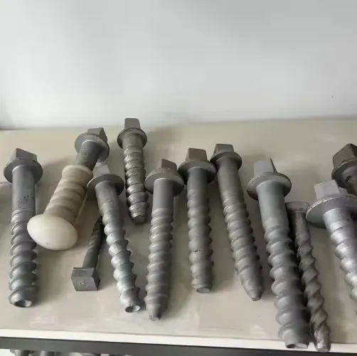 Pancang skru kereta api kereta api din