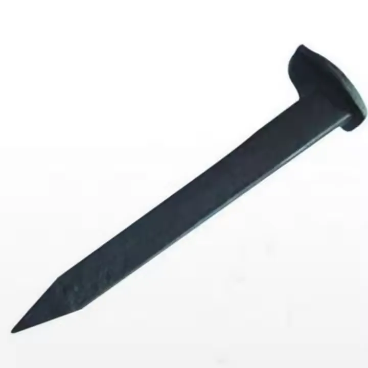 Pancang trek anjing untuk penghantaran kereta api kayu