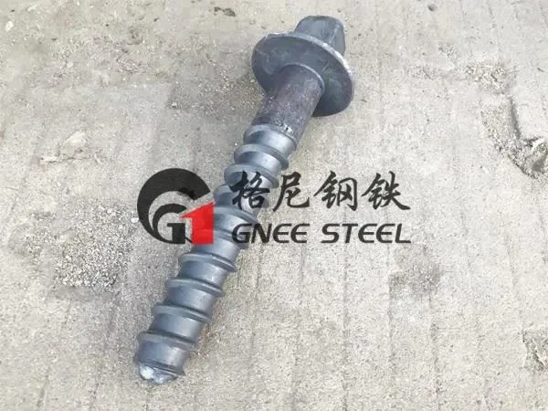 Pancang Skru Kepala Dataran Kereta Api